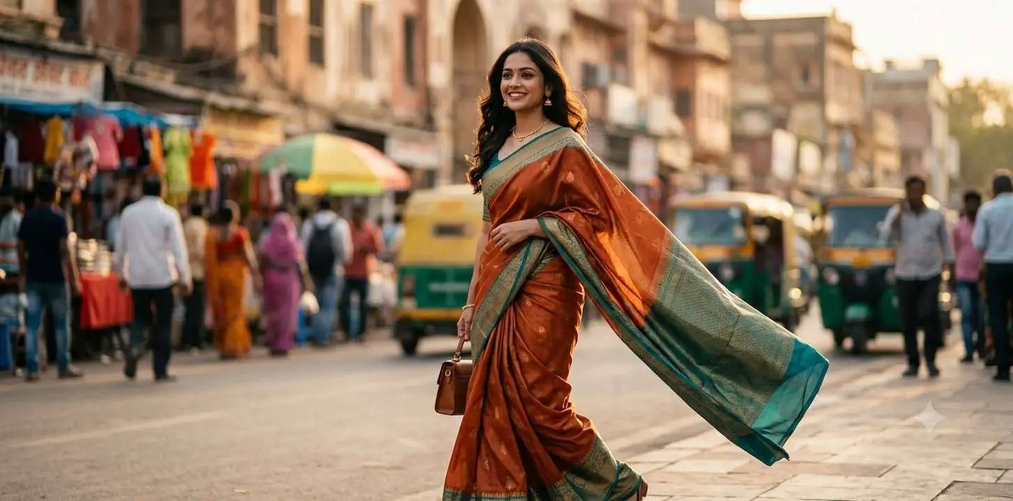 Saree Girls Captions