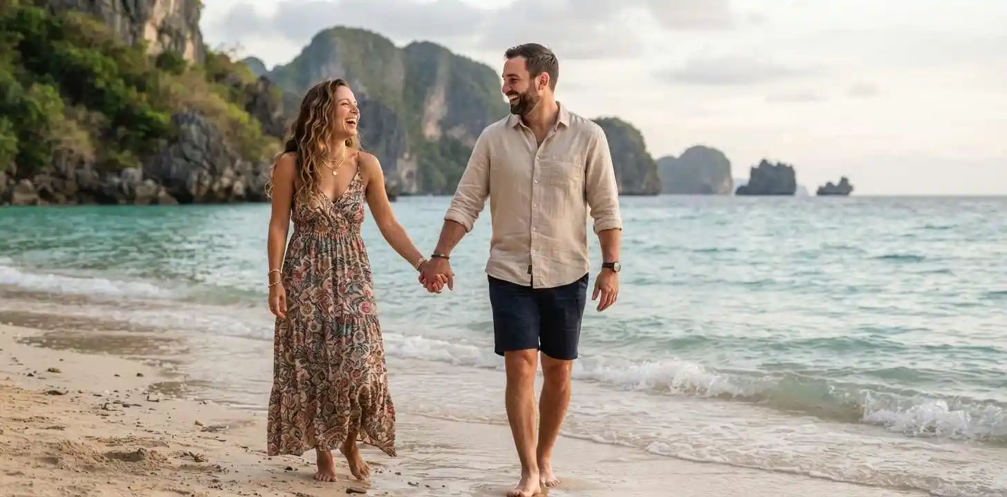 Lover's Beach Captions