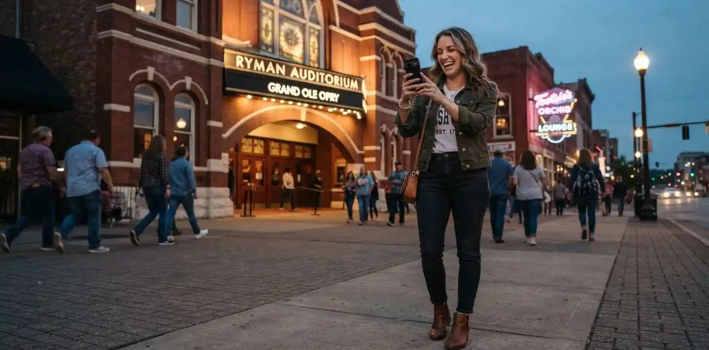 Ryman Auditorium Captions