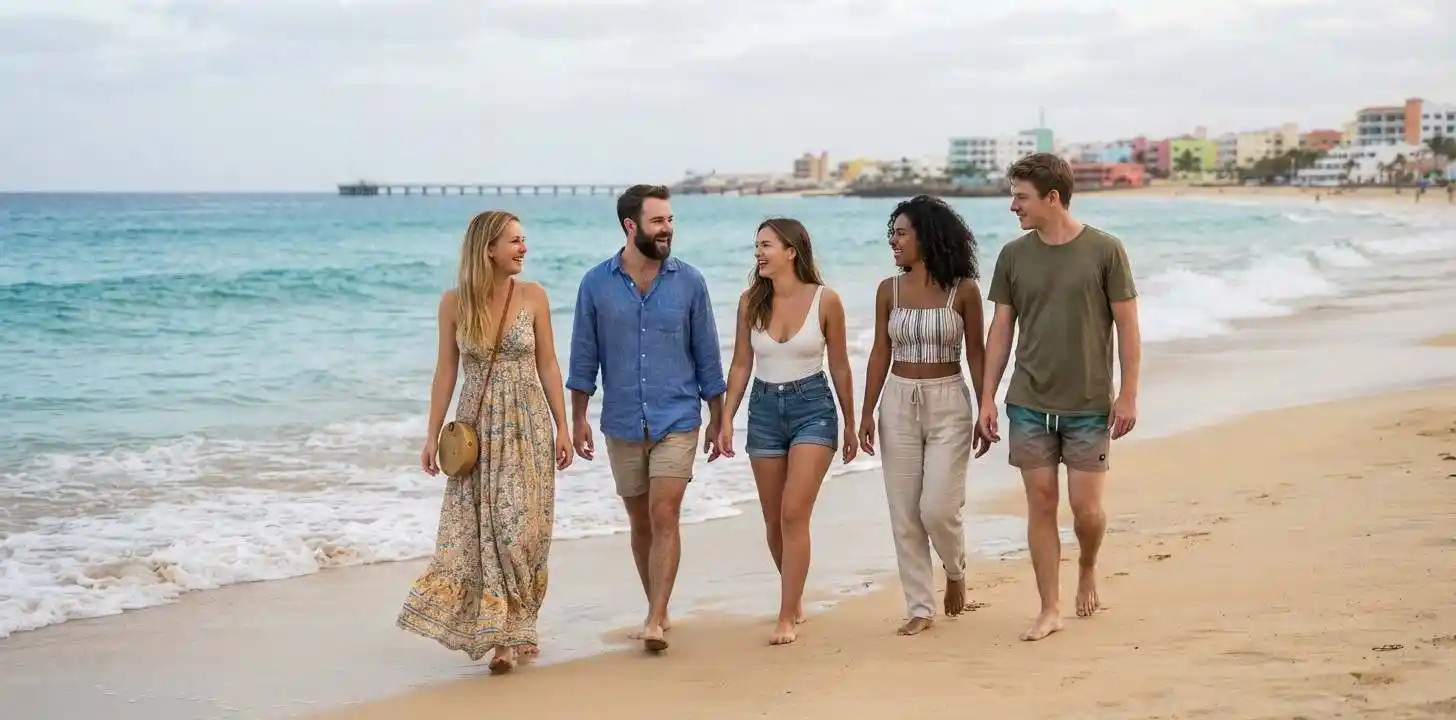 Santa Maria Beach Captions