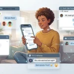 Digital communities using different informal slang and abbreviations in online conversations